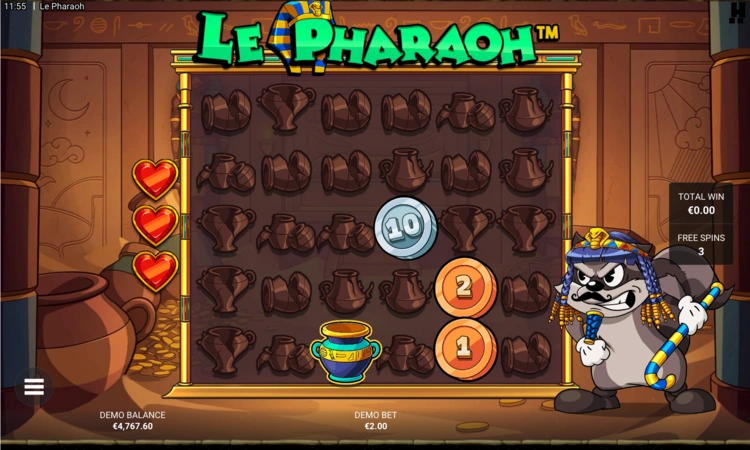 Runde Bonus Slot Le Pharaoh